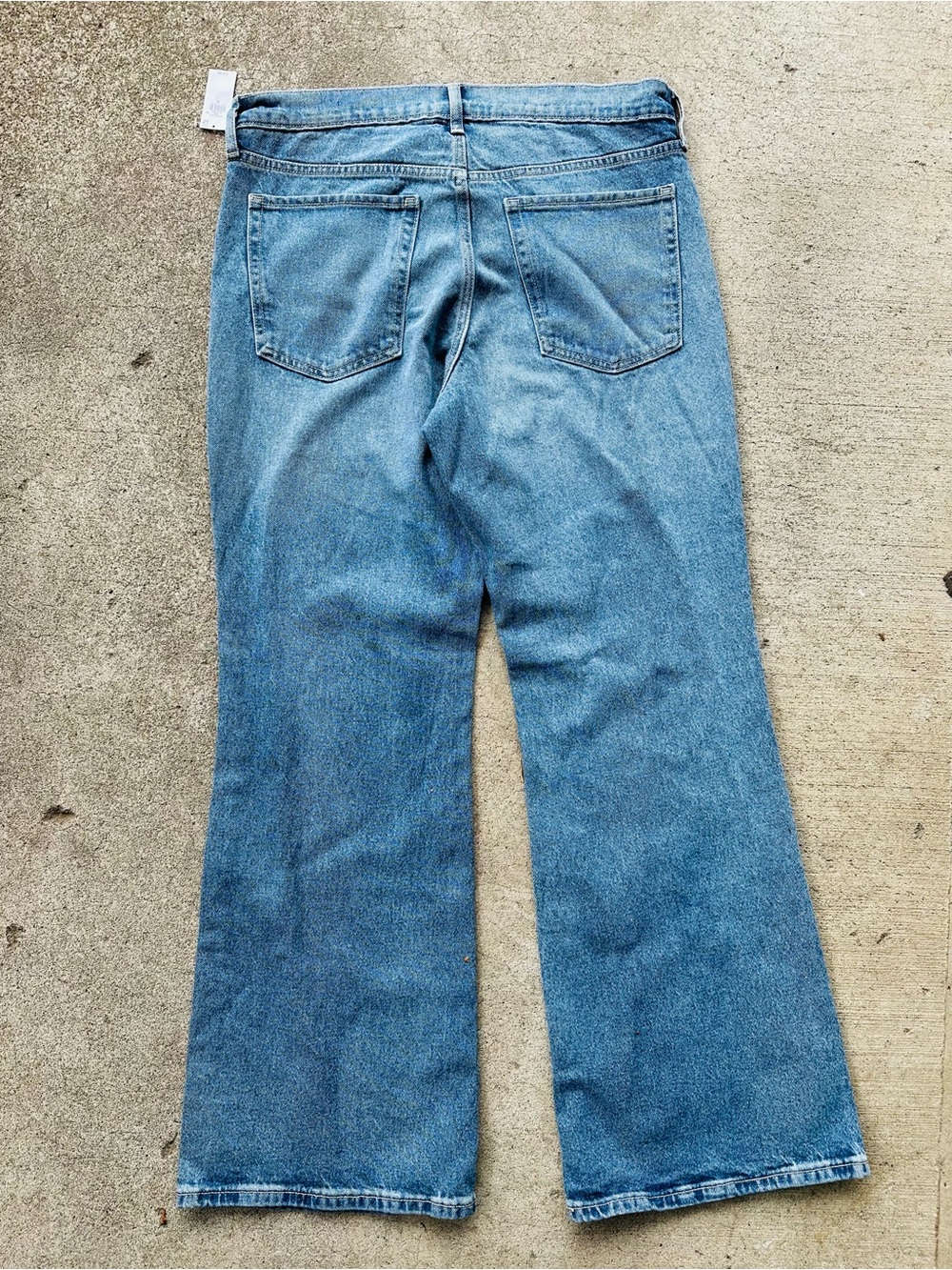 Old Navy Light Blue Mid Rise Loose Bootcut Jeans